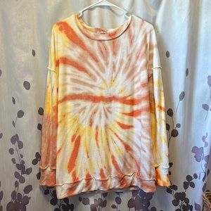 Easel tie-dye sweatshirt